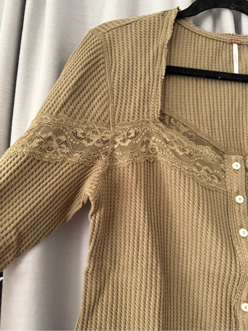 Free People waffle knit